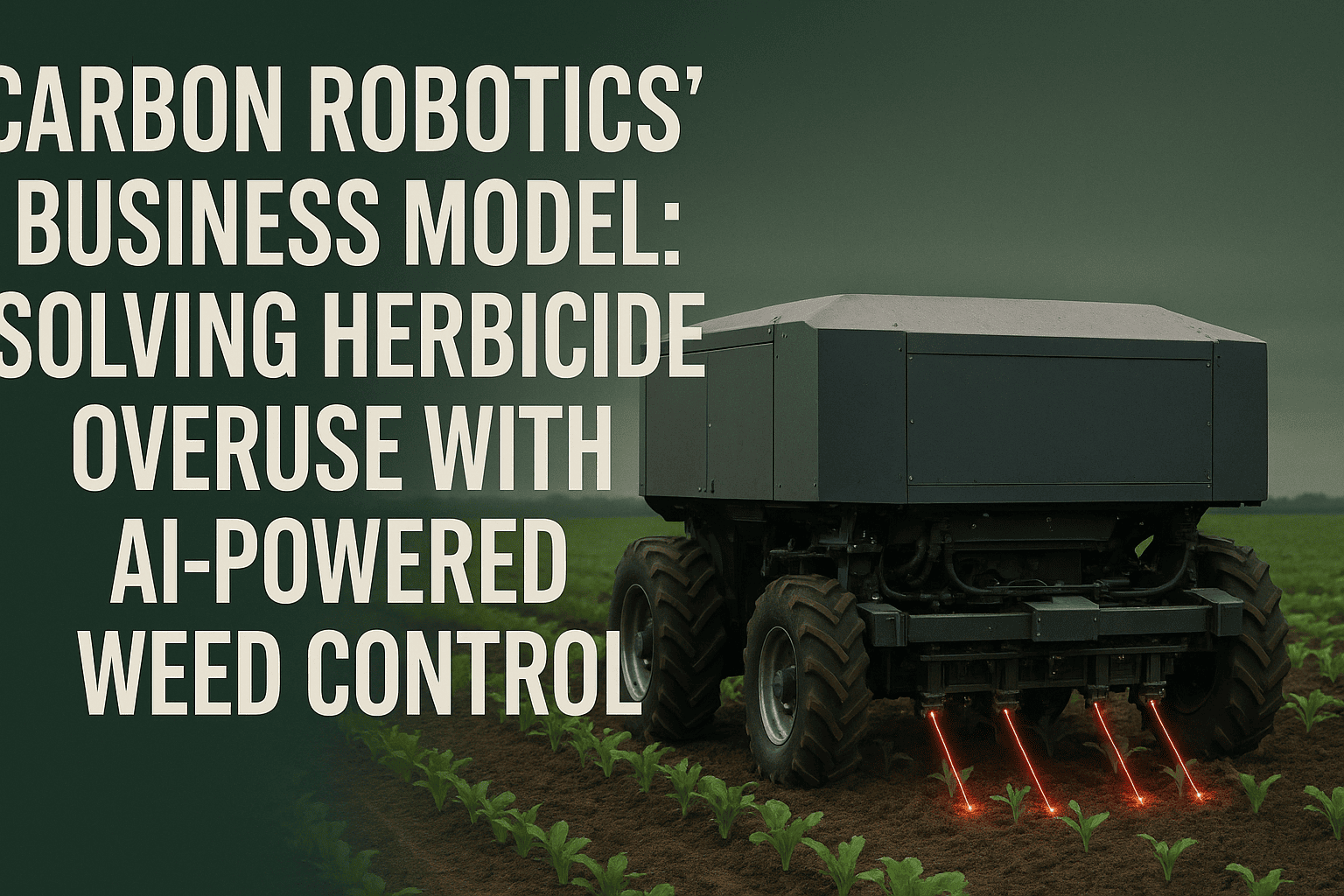 Carbon Robotics’ Business Model: Solving Herbicide Overuse with AI-Powered Weed Control