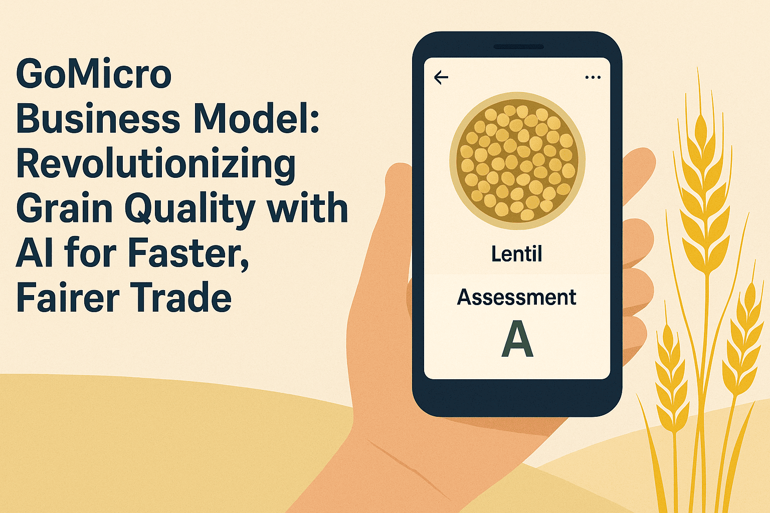 Gomicro business model revolutionizing grain quality with ai for faster fairer trade