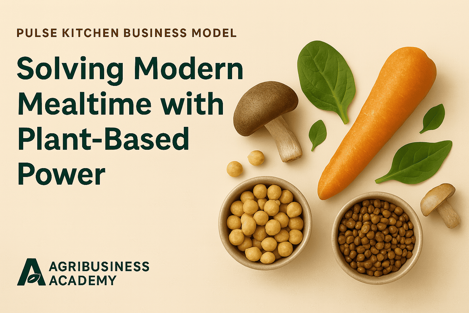 Pulse kitchen business model solving modern mealtime with plant based power