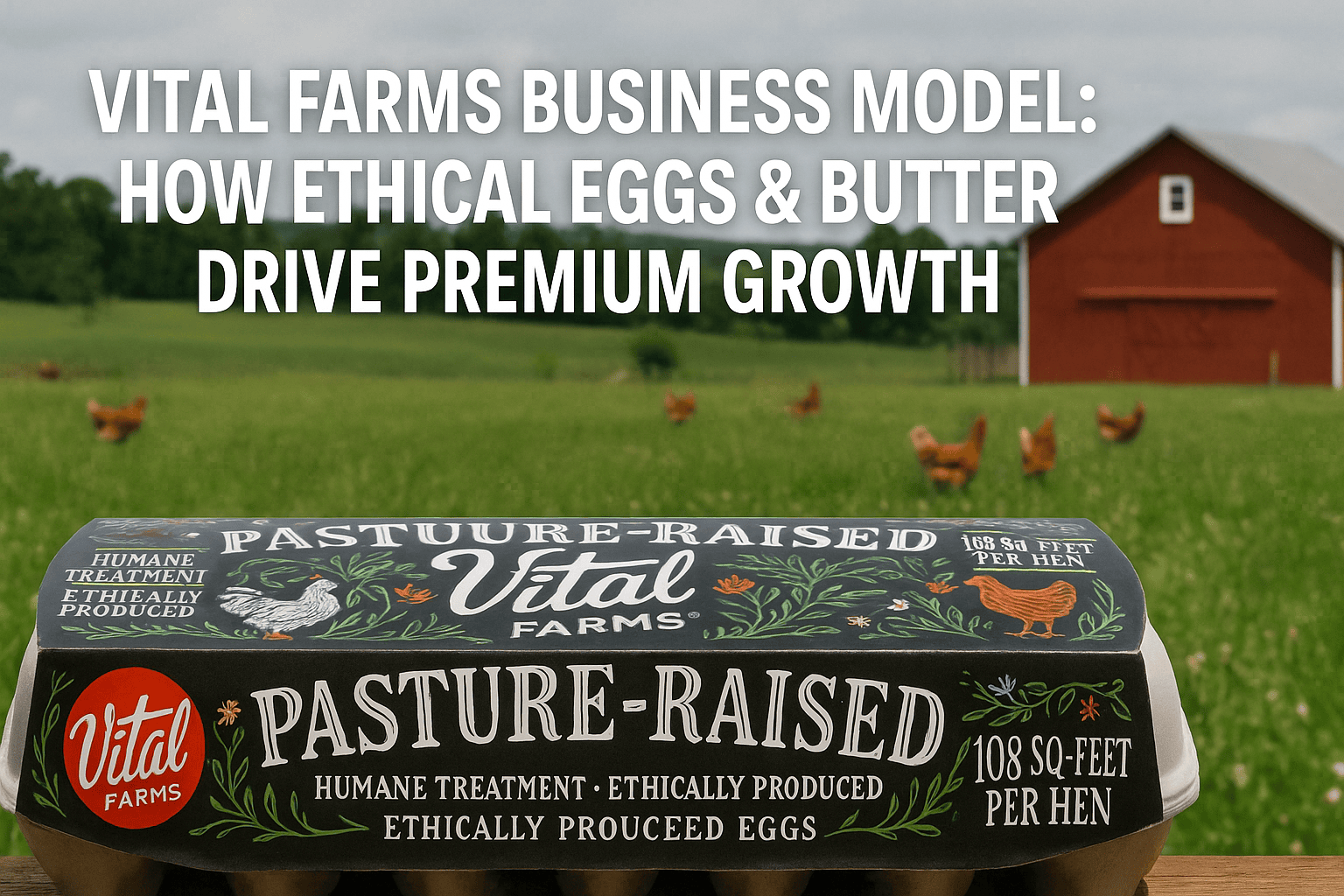 Vital farms business model how ethical eggs butter drive premium growth